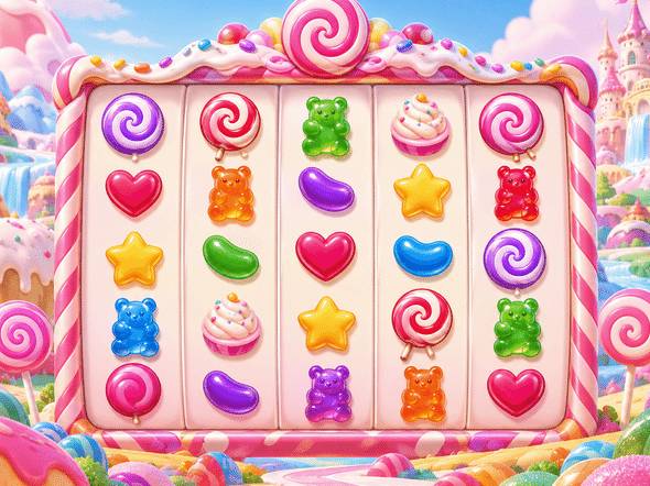 Tampilan permainan Sweet Bonanza